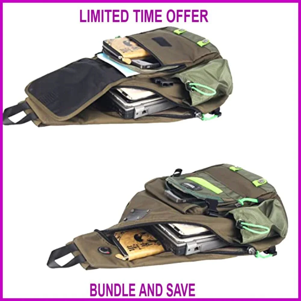 Large Sling Backpack Holds 14